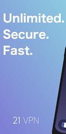 21VPN - Fast & Secure VPN ภาพหน้าจอ 1