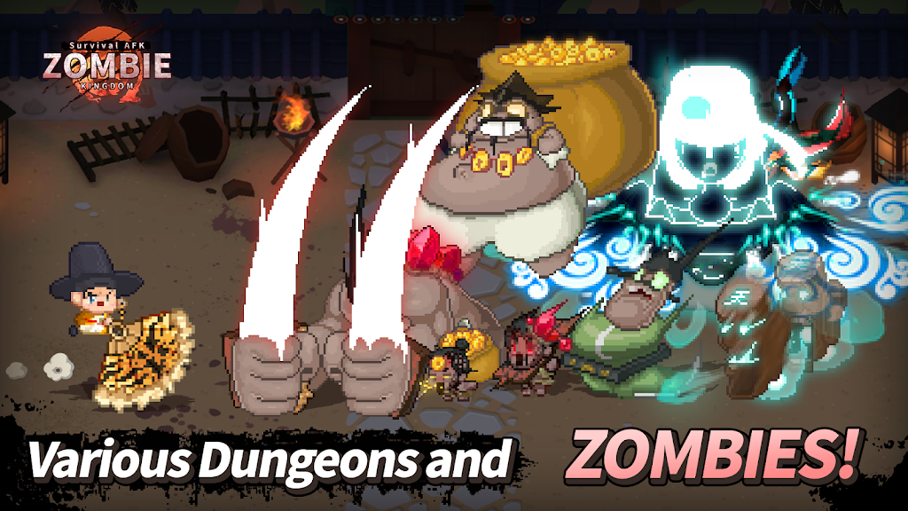 ZOMBIE Kingdom : Idle RPG Captura de pantalla 3