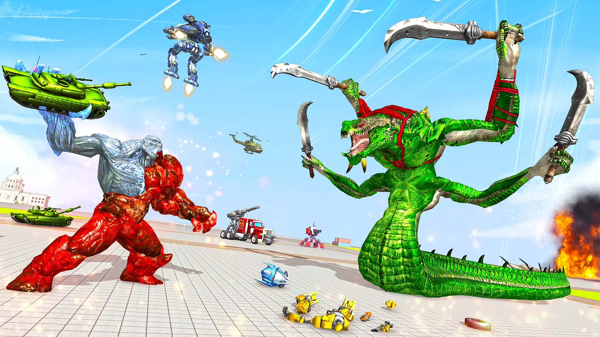 Snake Robot Game - Stone Robot應用截圖第1張
