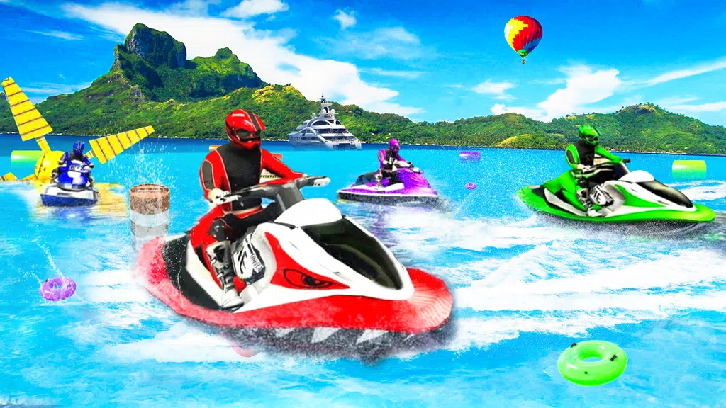 Jet Ski Racing Simulator Games ဖန်သားပြင်ဓာတ်ပုံ 3