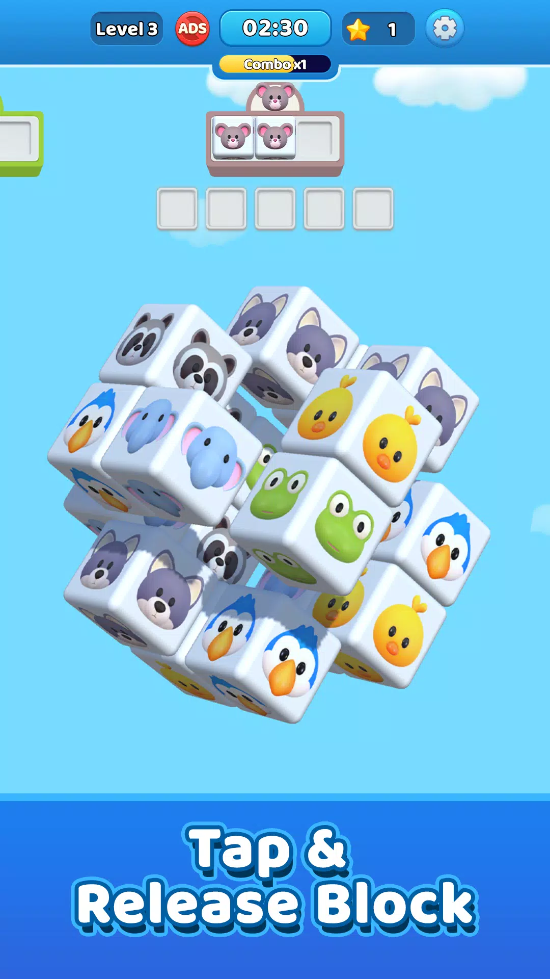 Tap Jam Master: Cube Sort 3D Ekran Görüntüsü 2