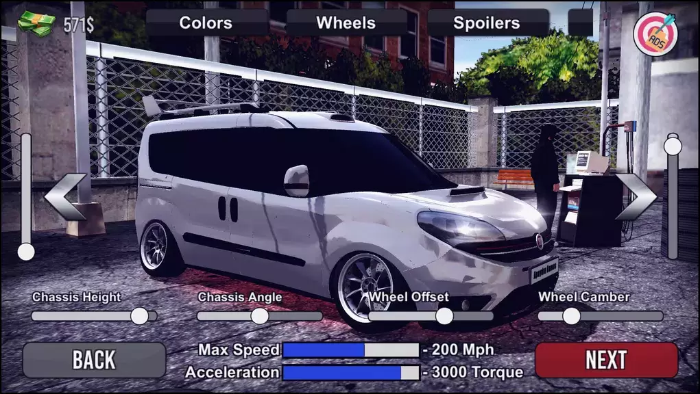 Doblo Drift Simulator Screenshot 2