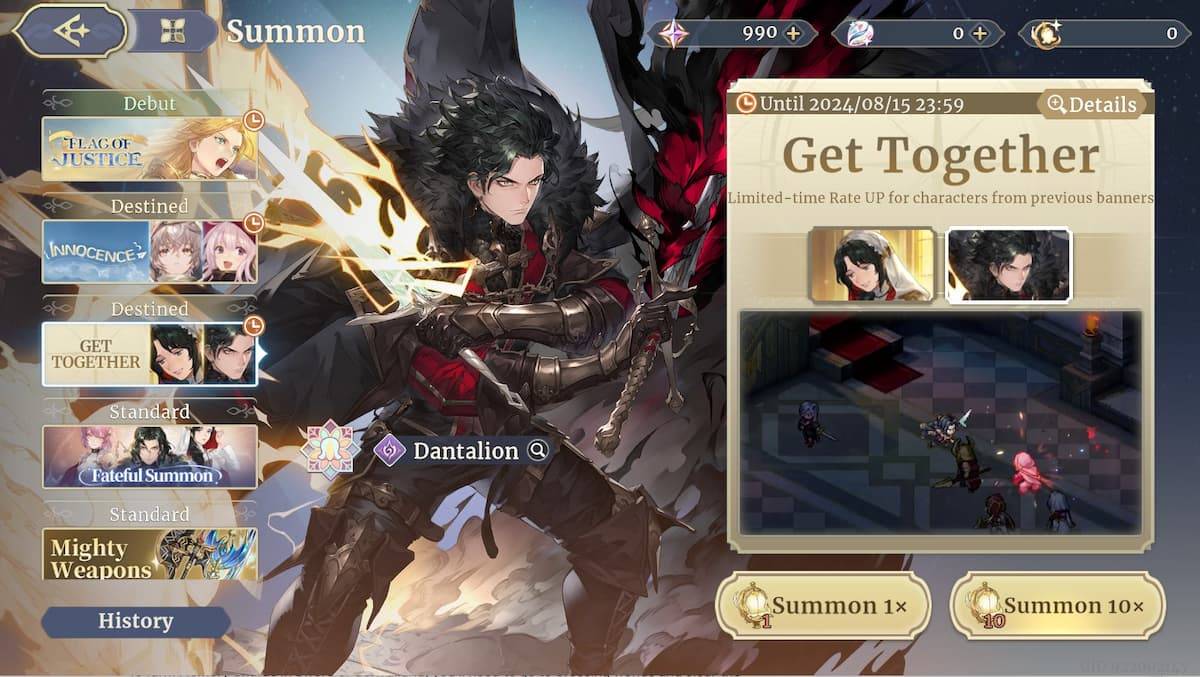 Dantalion in Sword of Convallaria