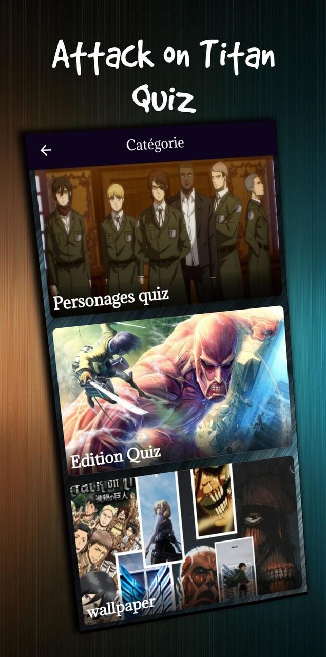 attack on titan character quiz Ekran Görüntüsü 2