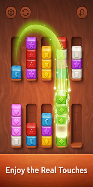 Colorwood Sort Puzzle Game Mod Zrzut ekranu 2