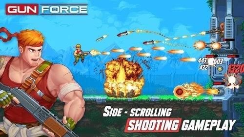 Gun Force: Action Shooting Screenshot 1