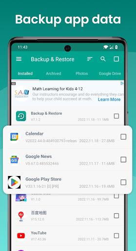 App Backup Restore Transfer 스크린샷 2