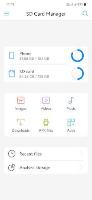 SD Card Manager For Android Screenshot 3