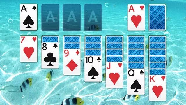 Solitaire: Ocean Blue Captura de pantalla 4