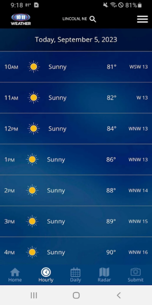 10/11 NOW Weather स्क्रीनशॉट 2