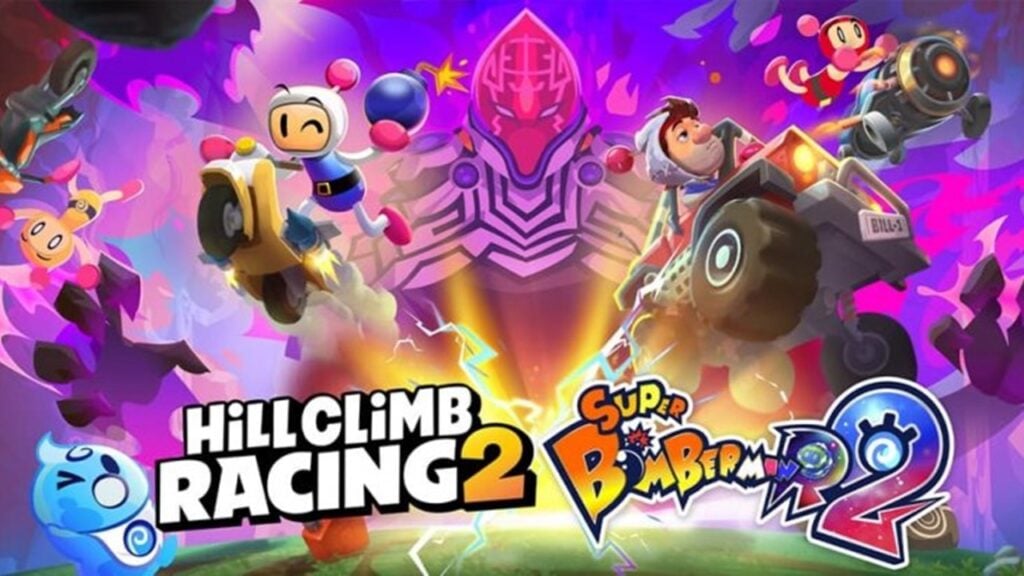 Hill Climb Racing 2 Mengalu-alukan Super Bomberman R 2