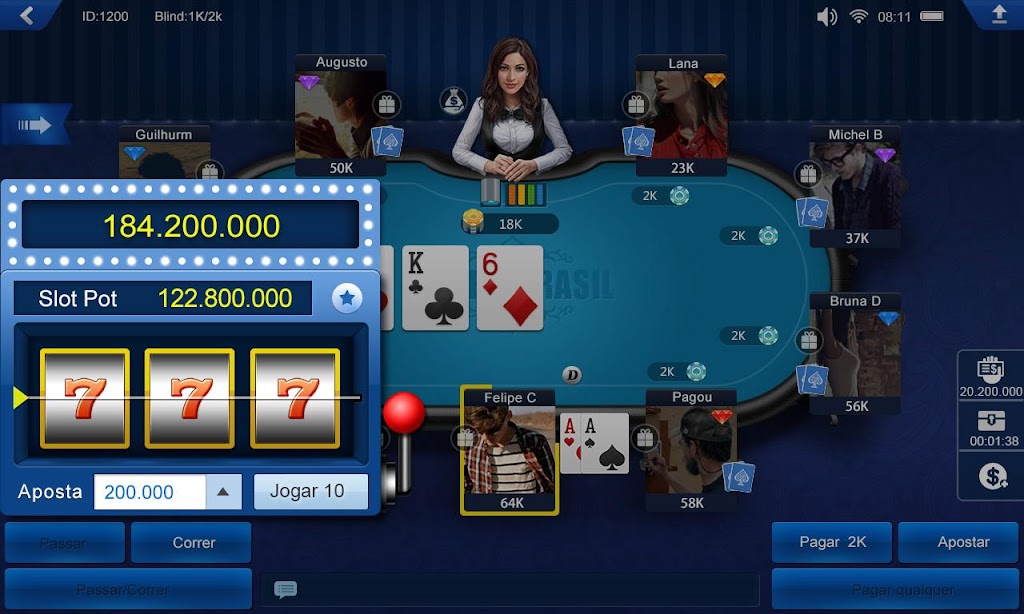 Poker Brasil HD Zrzut ekranu 4