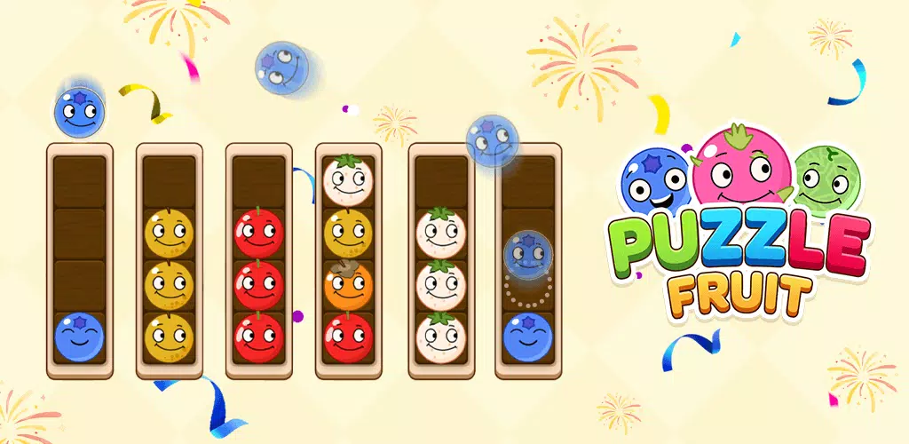 Fruit Puzzle: Color Puz Game ဖန်သားပြင်ဓာတ်ပုံ 1