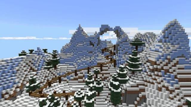 minecraft snow biome seed