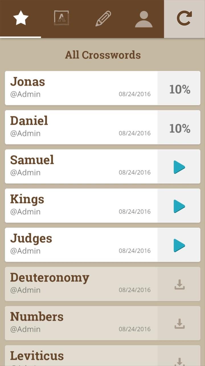 Biblical Crosswords ဖန်သားပြင်ဓာတ်ပုံ 2