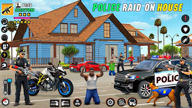 Schermata Police Motor Bike Crime Chase 1