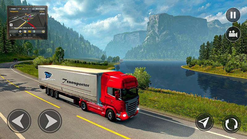 American Truck Driving Games 스크린샷 4