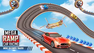 Mega Ramp Car Racing Master 3D Schermafbeelding 3