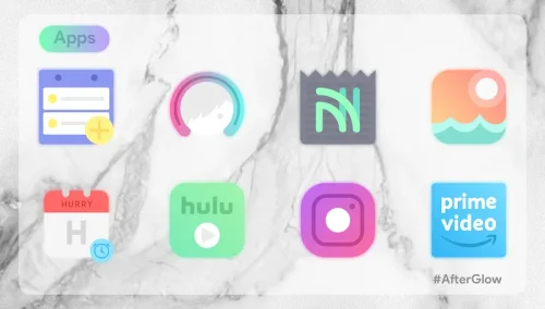 Afterglow Icons Pro Captura de pantalla 4