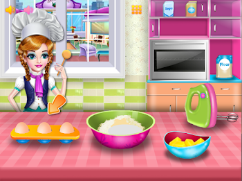 Girls cooking special cake Screenshot 3