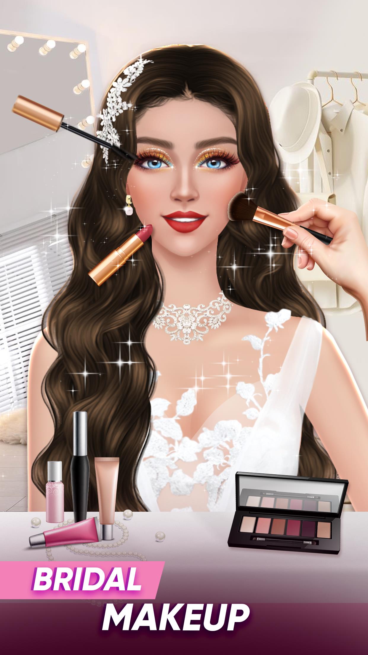 Wedding Dress Up Bridal Makeup Zrzut ekranu 2