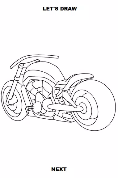 Draw Motorcycles: Cruiser スクリーンショット 4