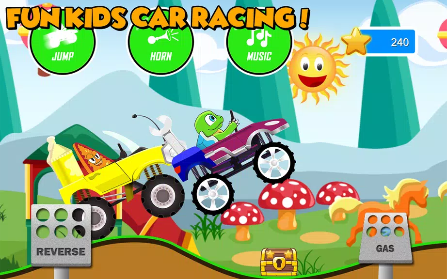 Fun Kids Car Racing Game Ekran Görüntüsü 1