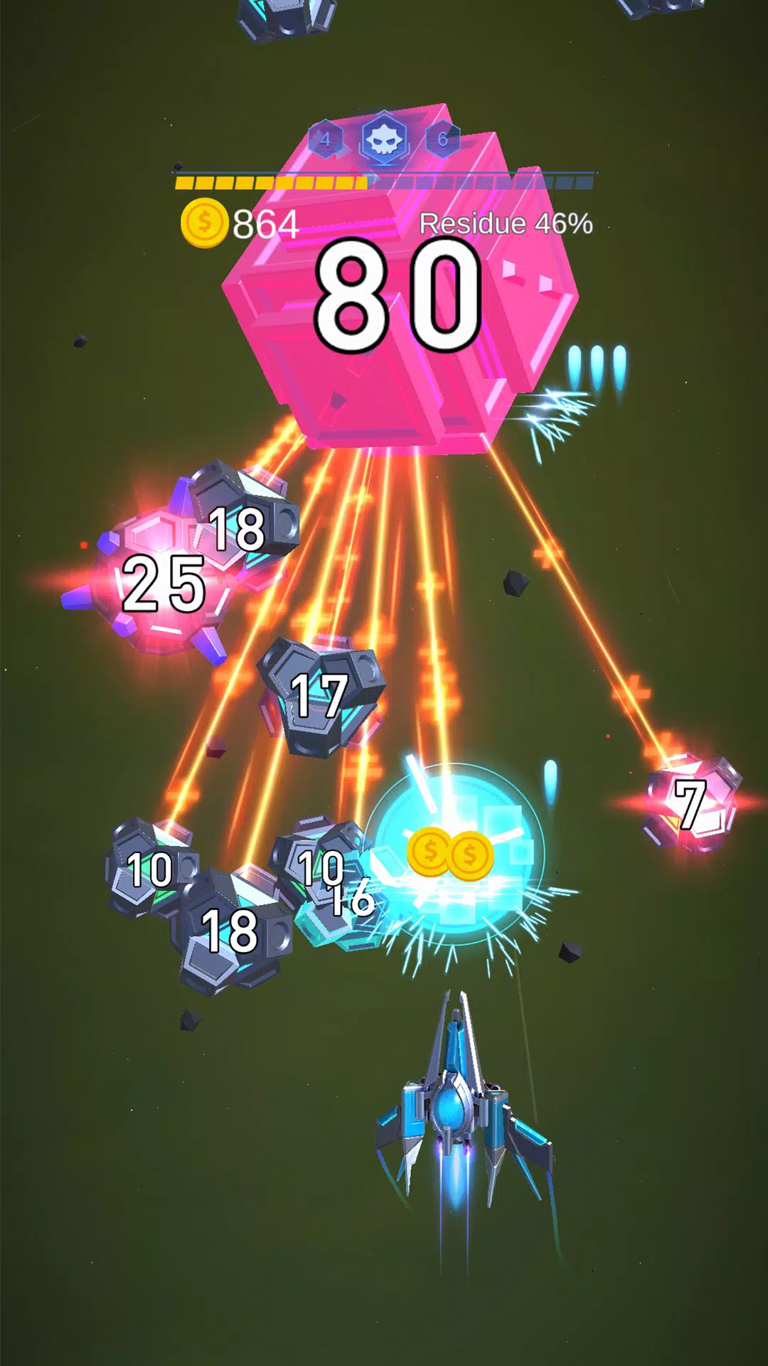 Dust Settle 3D - Galaxy Attack Screenshot 3