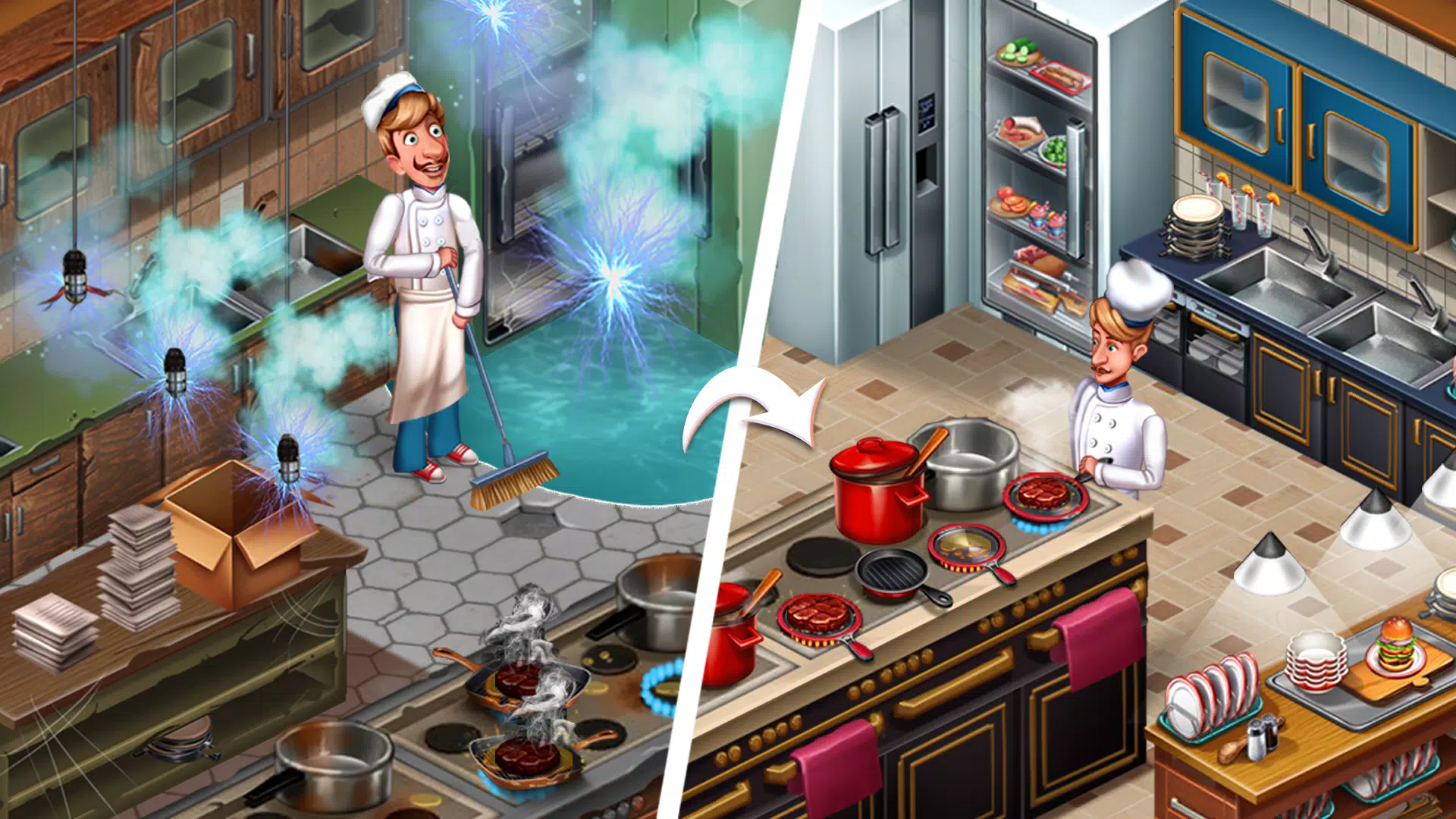 料理ハンバーガー-レストランゲーム スクリーンショット 4