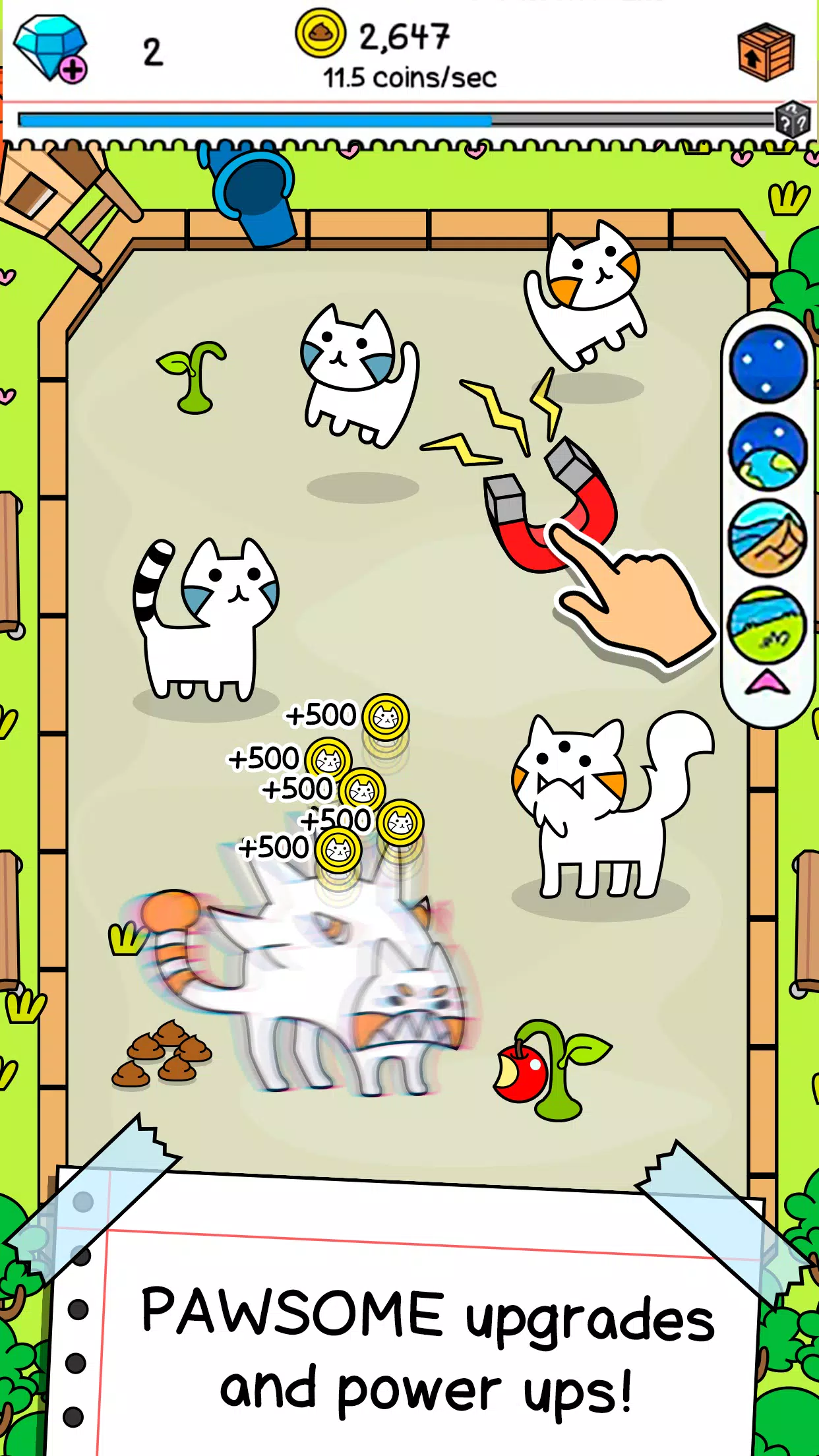 Cat Evolution: Merge Animals スクリーンショット 3