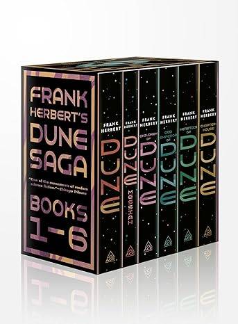 May kasamang 6 na libro na Frank Herbert Dune Box Set