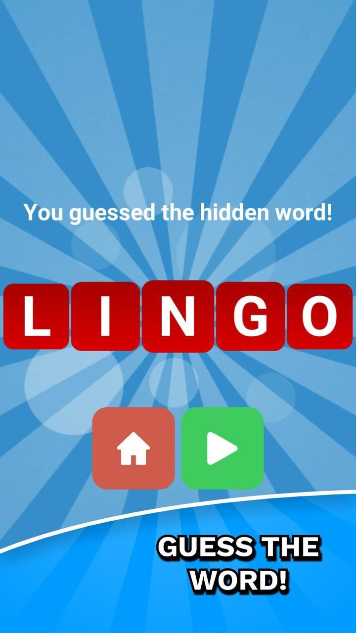 Lingo word game Captura de pantalla 4