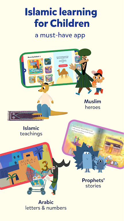 Miraj Muslim Kids Books Games Screenshot 1