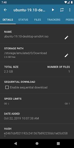 Flud - Torrent Downloader ภาพหน้าจอ 4