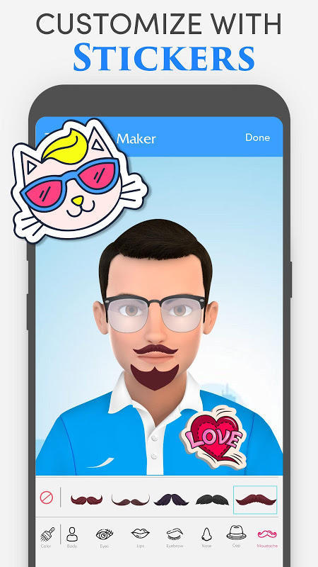 Avatar Maker: Personal Character, Sticker Maker Screenshot 2