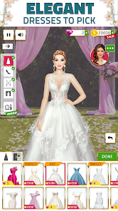 Hochzeitdesigner: Kleiddressup Capture d'écran 1