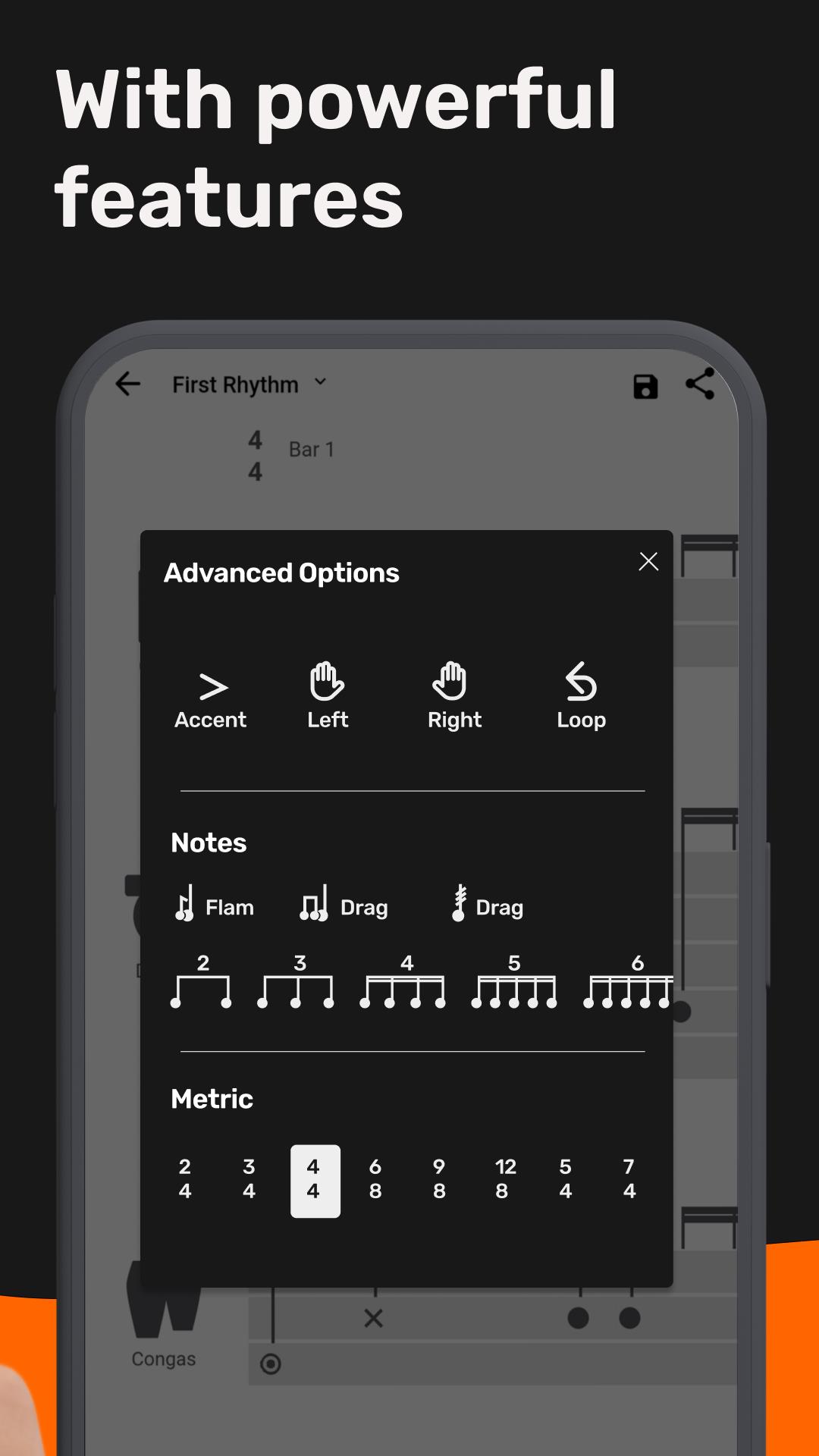 Schermata Drumap. The World of Rhythm 4