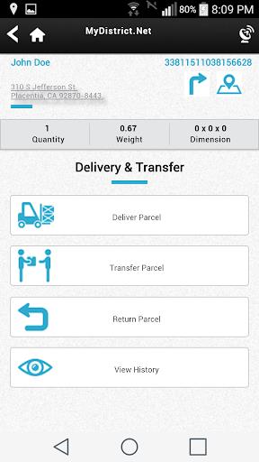 MyDistrict Delivery app Capture d'écran 4