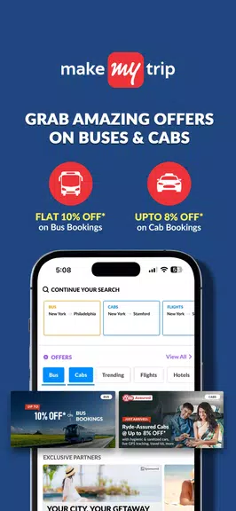 MakeMyTrip Hotels, Flight, Bus Screenshot 3