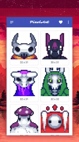 How to draw pixel monsters Schermafbeelding 1