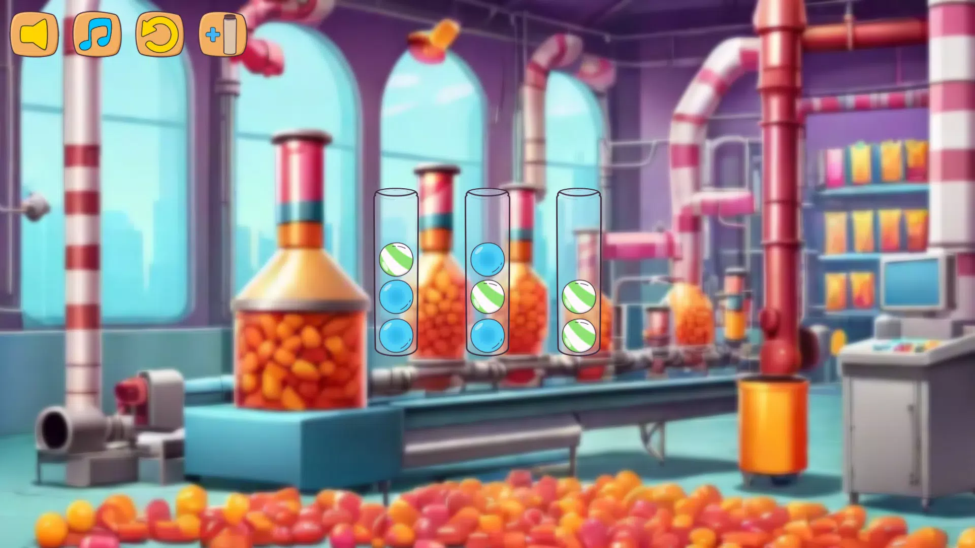 Schermata Sorting: Candy Factory 1