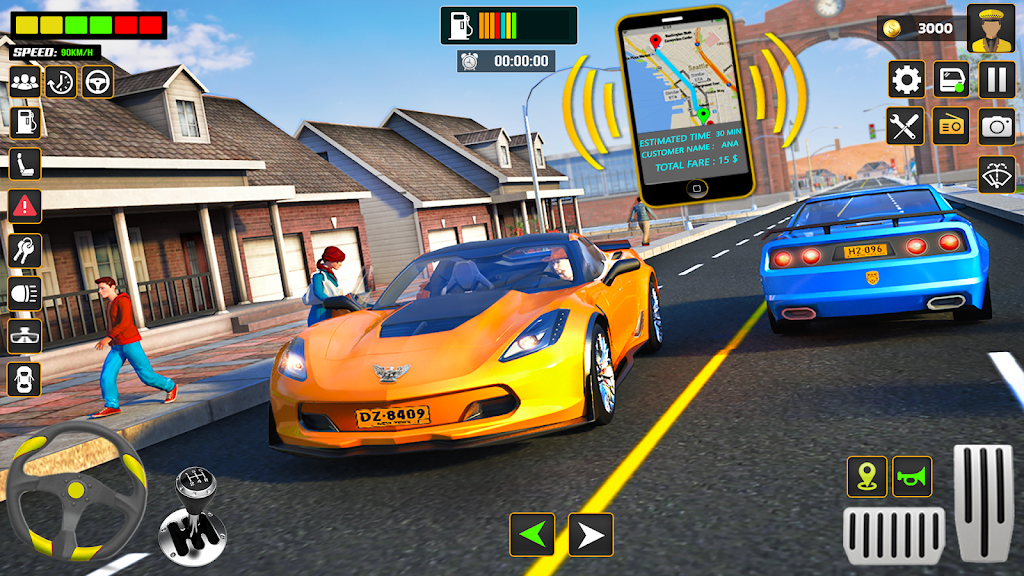 City Cab Driver Car Taxi Games Zrzut ekranu 2