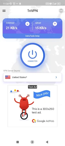 Schermata Tri VPN - Fast & Secret 1