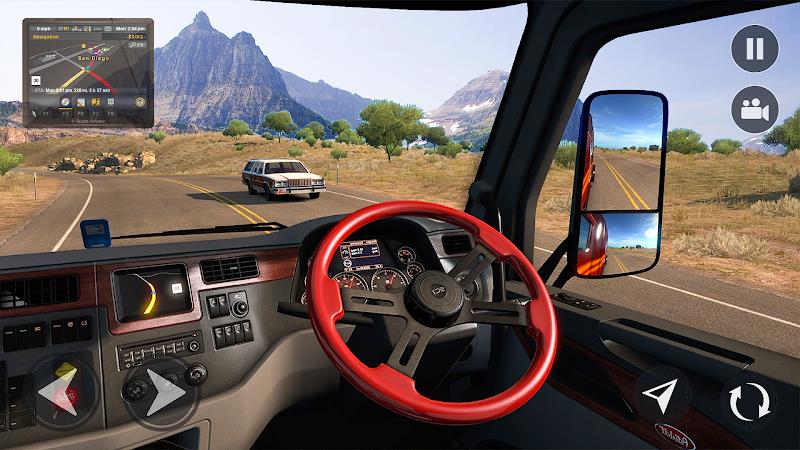 American Truck Driving Games 스크린샷 2