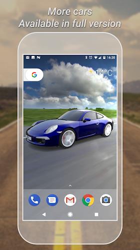 3D Car Live Wallpaper Lite 스크린샷 4