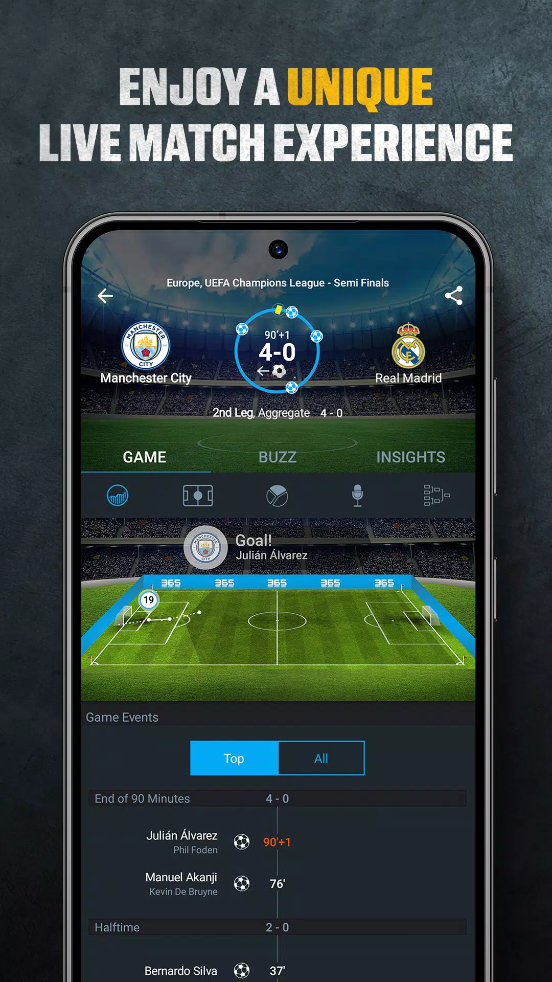 365Scores Schermafbeelding 4