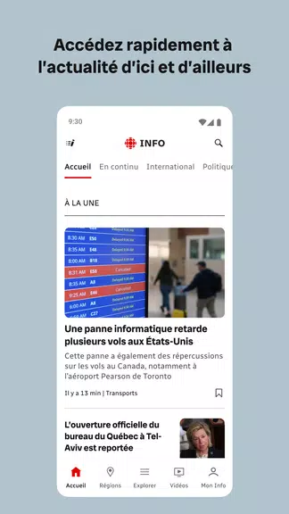 Radio-Canada Info Ảnh chụp màn hình 1