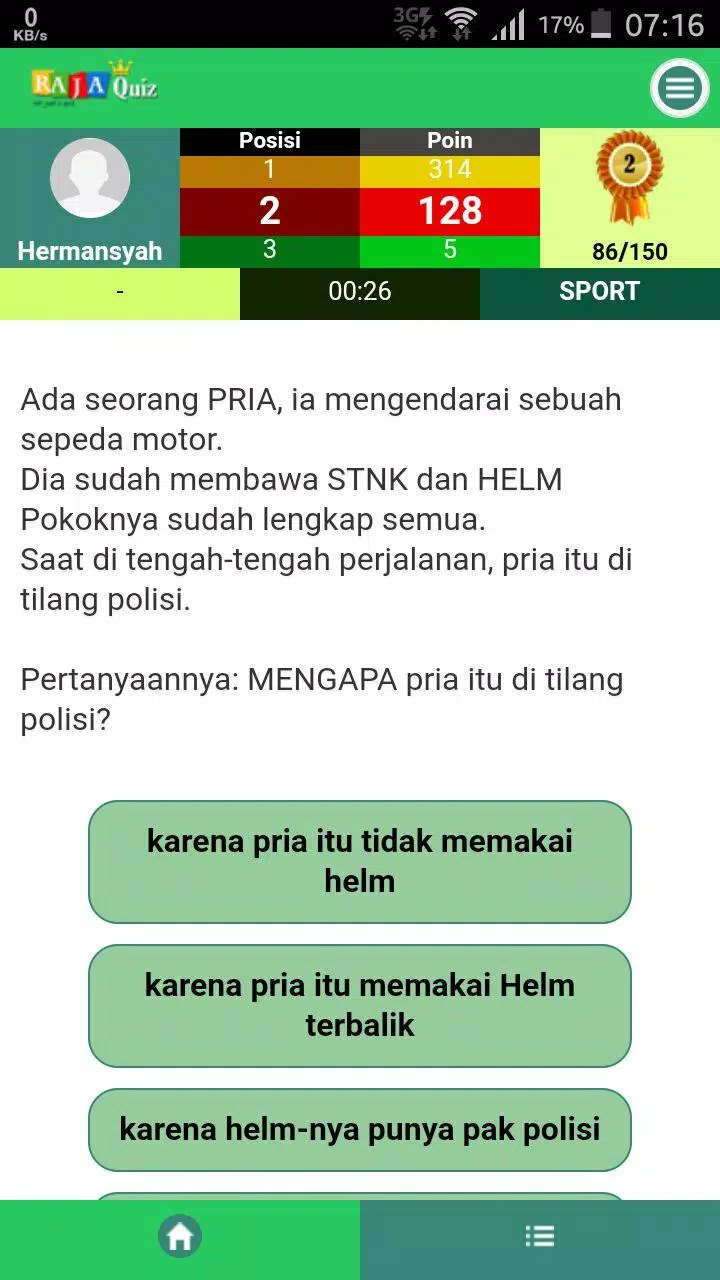 RajaQuiz Captura de tela 2