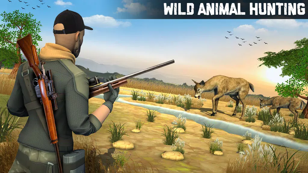 Wild Animal Hunting 3D Offline स्क्रीनशॉट 1