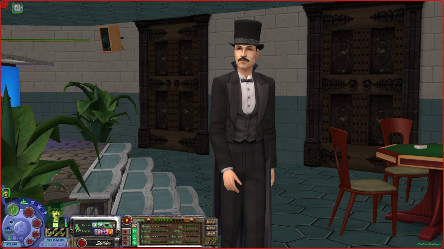 Fente de remakes de los fanáticos: nuevas Vegas en los Sims 2 debido a la falta de remaster oficial